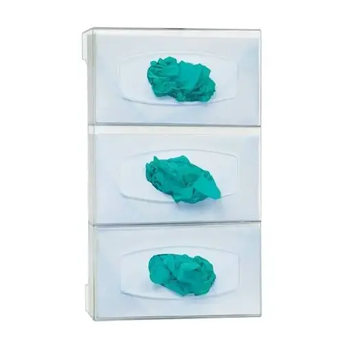 Bowman Dispeners Glove Box Dispenser Trp Divided Inject Molded Semi-Transparent Bowman Dispeners Glove Box Dispenser Trp Divided Inject Molded Semi-Transparent
