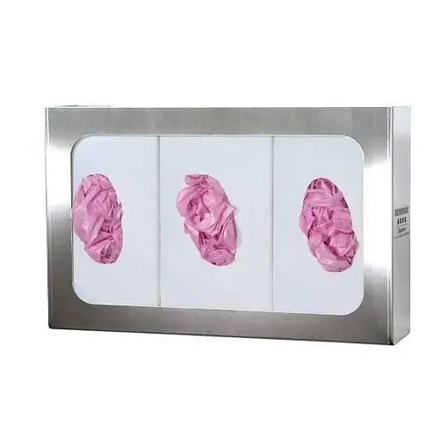 Glove Box Dispenser - Triple Stainless Steel Glove Box Dispenser - Triple Stainless Steel