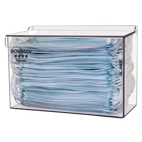 Face Mask Dispenser Earloop/Tie Bulk Clear Petg Plastic