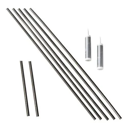 Backsplash Accessory Kit, Galvanized Steel
