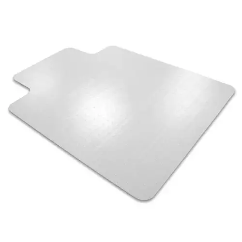Cleartex Enhanced Polymer Lipped Chair Mat For Carpets Up To 3/8" - 48" X 60" Cleartex Enhanced Polymer Lipped Chair Mat For Carpets Up To 3/8" - 48" X 60"