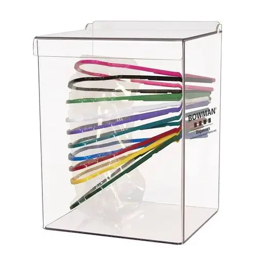 Face Mask Dispenser - Cone - Bulk Clear Petg Plastic Face Mask Dispenser - Cone - Bulk Clear Petg Plastic