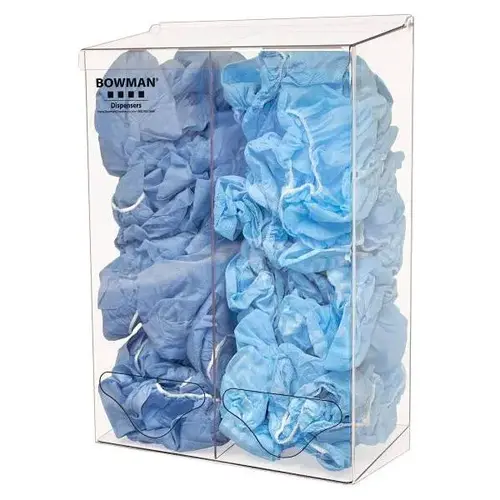 Bulk Dispenser - Double - Tall Clear Petg Plastic