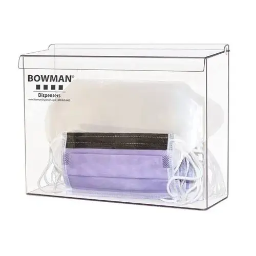 Face Mask Dispenser - Shield Clear Petg Plastic Face Mask Dispenser - Shield Clear Petg Plastic