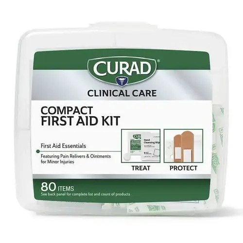 80pc First Aid Kit With Over-The-Counter Medicine