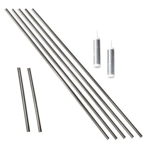 Backsplash Accessory Kit, Brushed Nickel
