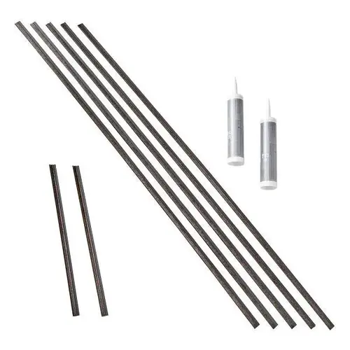 Backsplash Large Profile Accessory Kit, Smoked Pewter
