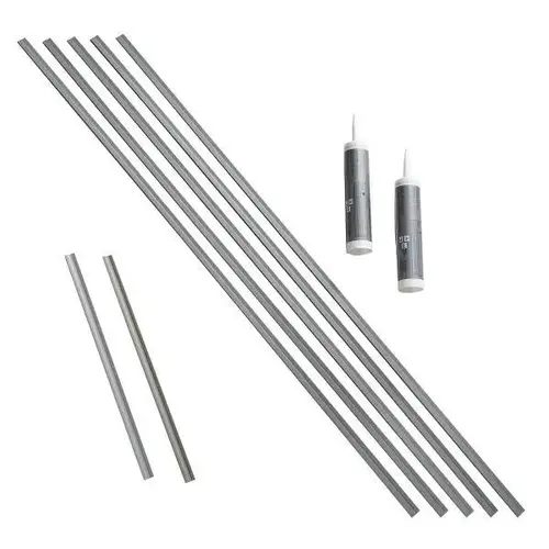 Backsplash Large Profile Accessory Kit, Argent Silver