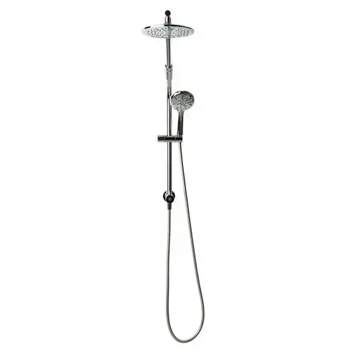 Niagara Showerrail Dual Showerhead 1.75 GPM Combo W Slide Rail, Drill-Free