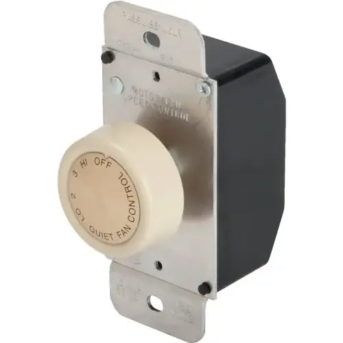 Decorator Wall Mount Speed Control For Fan Motors Ivory Decorator Wall Mount Speed Control For Fan Motors Ivory