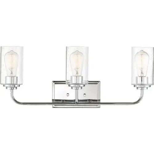 24.5 In. 3-Light Incandescent Bath Vanity Fixture