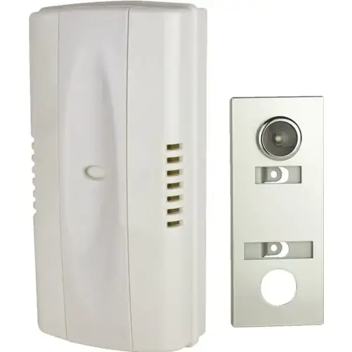 Florence Mfg Two Note Mechanical Door Chime With Door Viewer Florence Mfg Two Note Mechanical Door Chime With Door Viewer