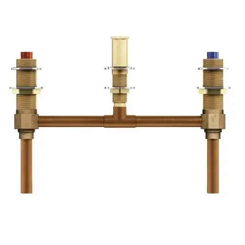 Two Handle Roman Tub Valve 10" Center 1/2" Cc Connection Two Handle Roman Tub Valve 10" Center 1/2" Cc Connection