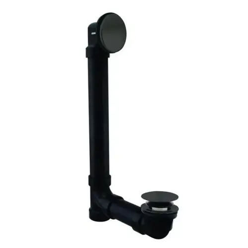Illusionary Overflow 12in And 4in Sch 40 Abs Bath Waste Matte Black Illusionary Overflow 12in And 4in Sch 40 Abs Bath Waste Matte Black
