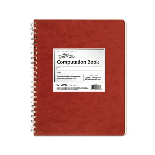 Antique Ivory Quadrille Ruled Computation Book 11" X 9" Antique Ivory Quadrille Ruled Computation Book 11" X 9"