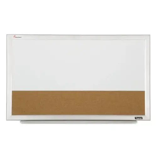 Quartet Cubicle Combination Boards, 18 X 30, White Frame Quartet Cubicle Combination Boards, 18 X 30, White Frame