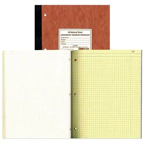 11 X 9-1/4 In. Ruled Lab Notebook