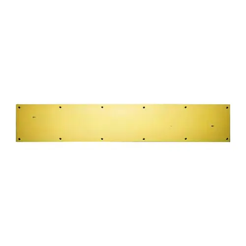 Kick Plate Bright Brass Finish