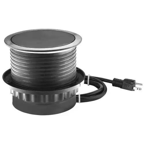 Space Saver Pop Up Outlet 10w Fast Induction Charger With Type-C Usb