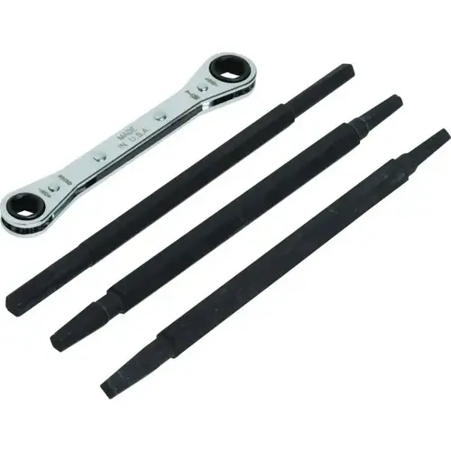 4-Piece Seat Wrench Set With Vinyl Pouch 4-Piece Seat Wrench Set With Vinyl Pouch