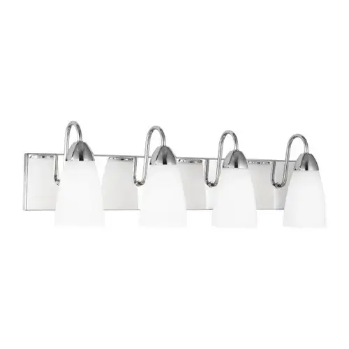 Generation Lighting Seville 28.38 " 4-Light Chrome Vanity Light Generation Lighting Seville 28.38 " 4-Light Chrome Vanity Light