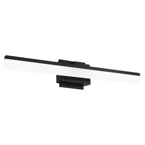 Palmital 1 23.46" Matte Black Led Vanity Light