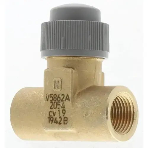 1/2" Npt 1/2"Npt 2 Way Cartridge Globe To Control Hot And Chill Water