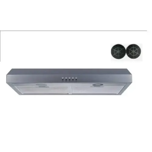 30" Stainless Steel Under Cabinet Range Hood With Charcoal Filters 30" Stainless Steel Under Cabinet Range Hood With Charcoal Filters