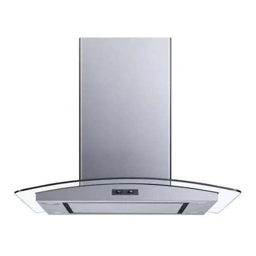 30" Convertible Stainless Steel Glass Island Range Hood 30" Convertible Stainless Steel Glass Island Range Hood