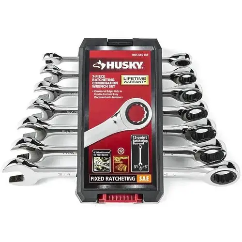 Ratcheting Sae Combination Wrench Set 7-Piece Ratcheting Sae Combination Wrench Set 7-Piece