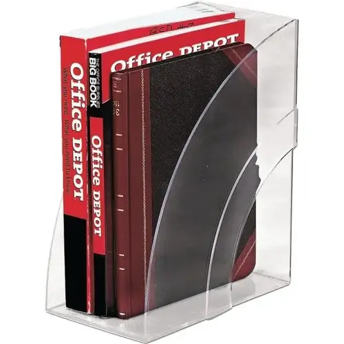 Deluxe Magazine Rack, Clear