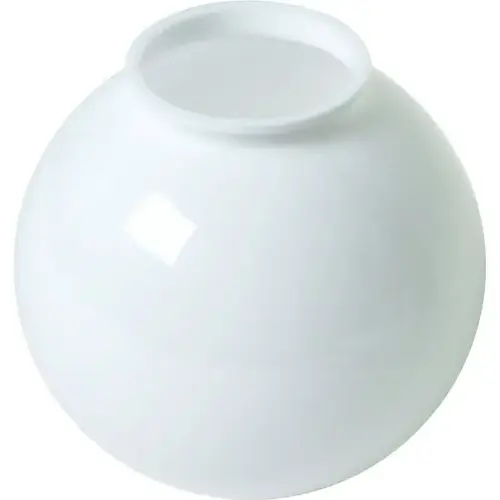 White 8" Globe Acrylic 4" Fitter White 8" Globe Acrylic 4" Fitter