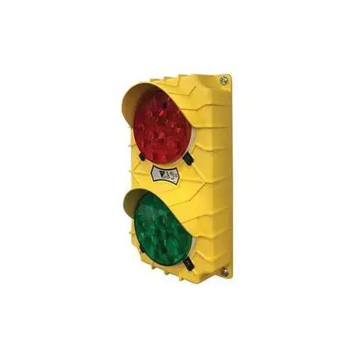 Loading Dock Safety Light With Switch, 115v, 2 Yellow Units LED Lamp