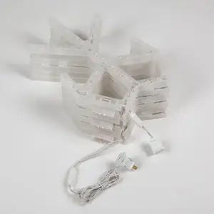 Kringle Traditions 79770 Wintergreen Lighting Folding Snowflake, Cool White LED Lights, 36"