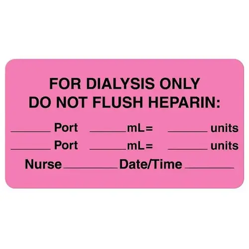 Line Identification Label 3"X1-5/8" Line Identification Label 3"X1-5/8"