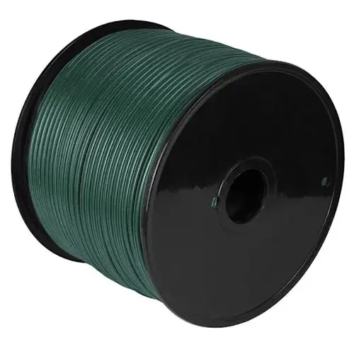 Outdoor Christmas Light Wire, 18 Gauge, Green, 500 ft Length