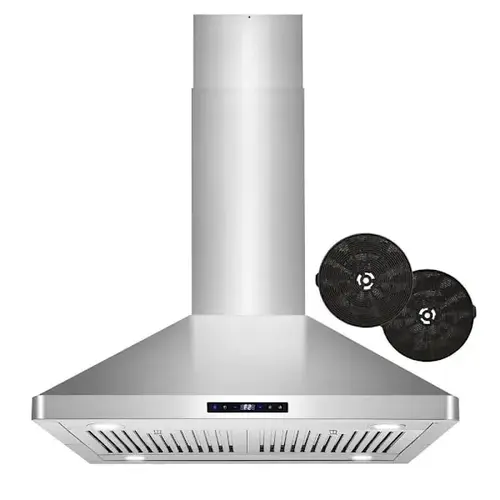 30 In. Lumin Collection 380 CFM Ductless Island Range Hood,cos-63iss75-Dl 30 In. Lumin Collection 380 CFM Ductless Island Range Hood,cos-63iss75-Dl