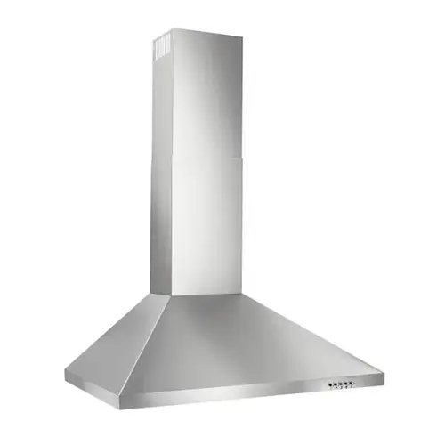 30" Convertible European Style Wall-Mounted Chimney Range Hood,stainless