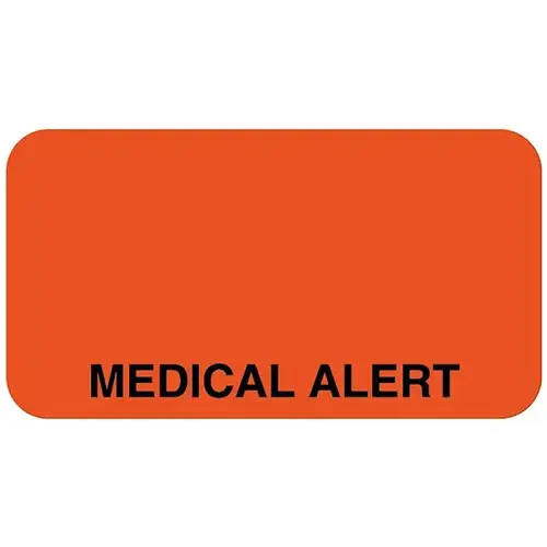 Medical Alert Label 1-5/8" X 7/8" Medical Alert Label 1-5/8" X 7/8"