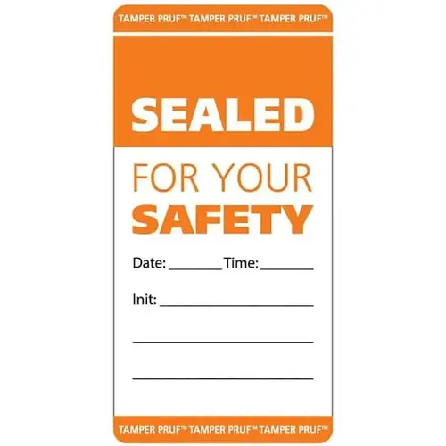 2" X 4" Tamper Evident Label 2" X 4" Tamper Evident Label