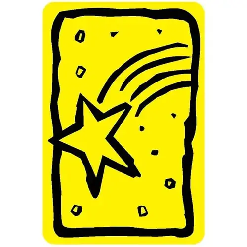 Falling Star Label 2" X 3" Falling Star Label 2" X 3"