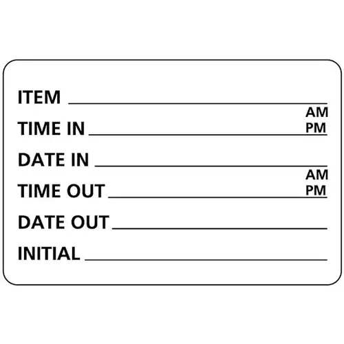 Cold-Temp Item-Time In Wht Cold-Temp Item-Time In Wht