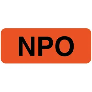 RRD ULSY229 Fluid / I&o Label 2-1/4"X7/8"