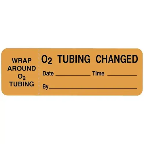 Oxygen Therapy And Treatment Label 3"X1" Oxygen Therapy And Treatment Label 3"X1"