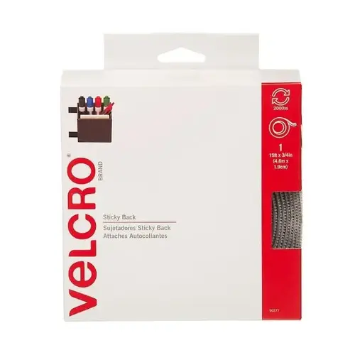 White Sticky Back Tape Roll 3/4" X 15 ft