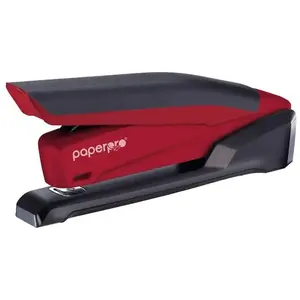 PaperPro 923328 Translucent Red Desktop Stapler