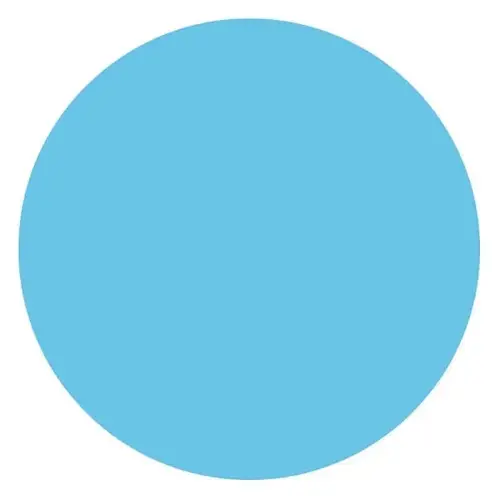 Paper Circle 1" Dia Light Blue