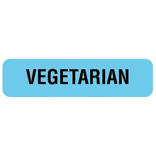 Vegetarian Nutrition Communication Label 1-1/4"X5/16" Vegetarian Nutrition Communication Label 1-1/4"X5/16"
