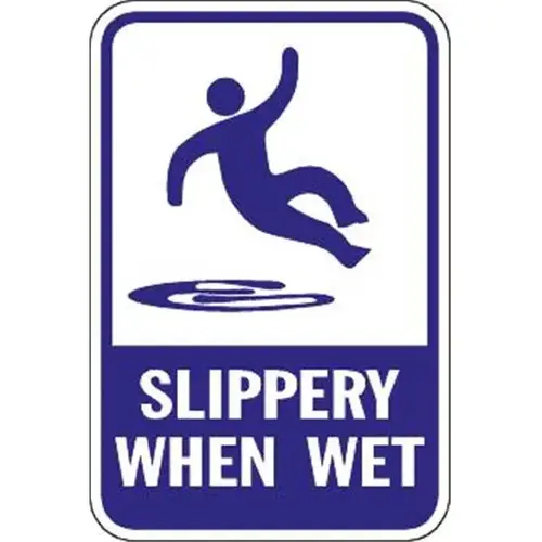 Hd Supply 656216 12 X 18 In. slippery When Wet