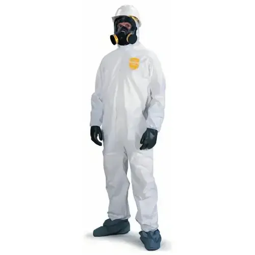 Proshield Nexgen Coveralls, 2x-Large, 10 Mil, Hood And Boots, White Proshield Nexgen Coveralls, 2x-Large, 10 Mil, Hood And Boots, White